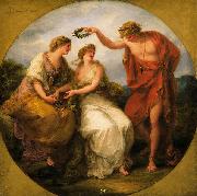 Angelica Kauffmann Beauty Directed by Prudence, Wreathed by Perfection Germany oil painting artist